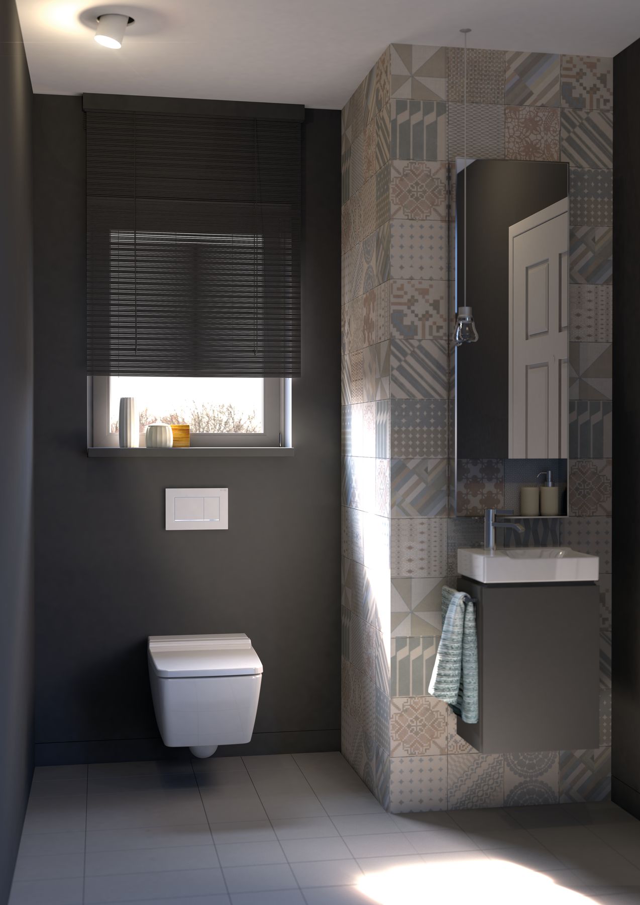 浴室装修 篇十二：3.9平米卫生间|壁挂式智能马桶|新家居装修_卫浴用品_什么值得买