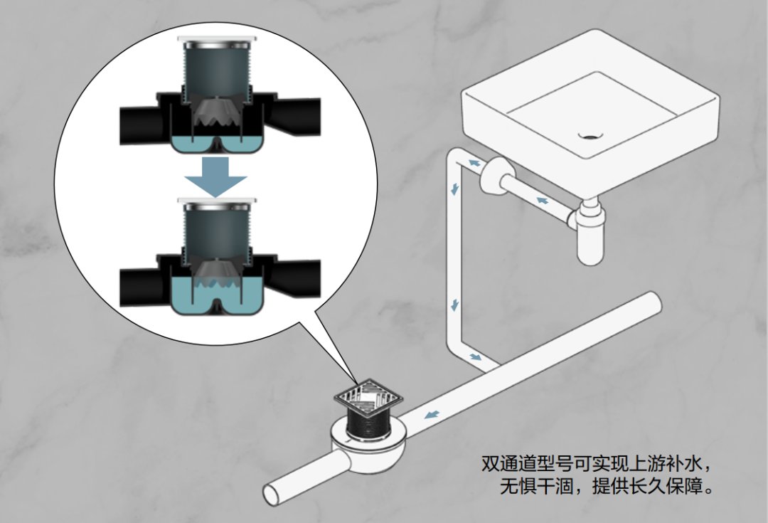 卫生间地漏防臭神器